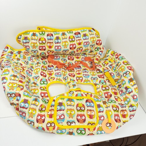 Croc N Frog Baby Toddler Shopping Cart Cover High Chair Protector Owls