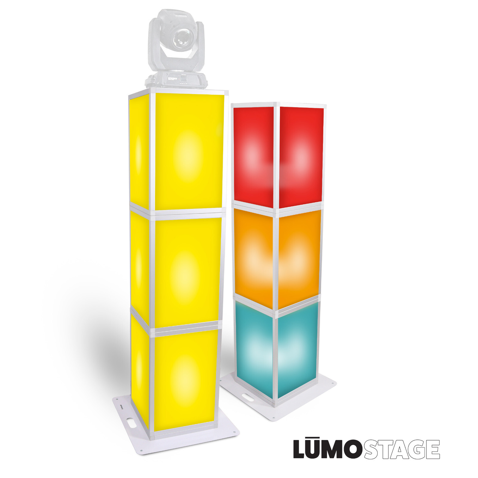 ProX XSA-PILLAR6FT LumoStage Акриловая стойка с 6 колоннами, Кубическая подставка для дисплея