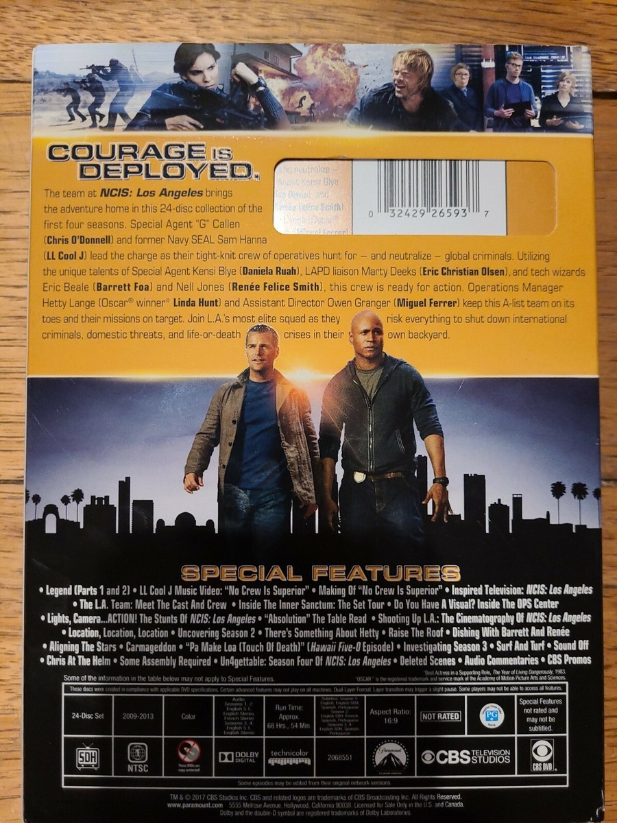 NCIS: Los Angeles: Seasons 1-4 (DVD) 95 Episodes on 24 Discs