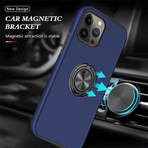 Hülle für iPhone 11 12 13 14 15 Plus Pro Max X XR 8 7 stoßfest Panzerungsring Ständer - Bild 16 von 42