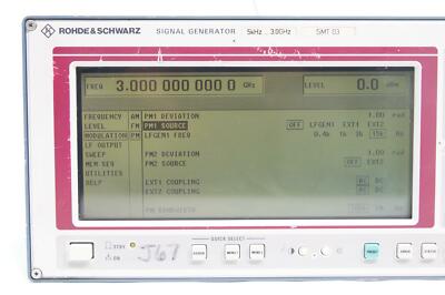 Rohde & Schwarz SMT03 Signal Generator 5 kHz to 3 GHz with Options