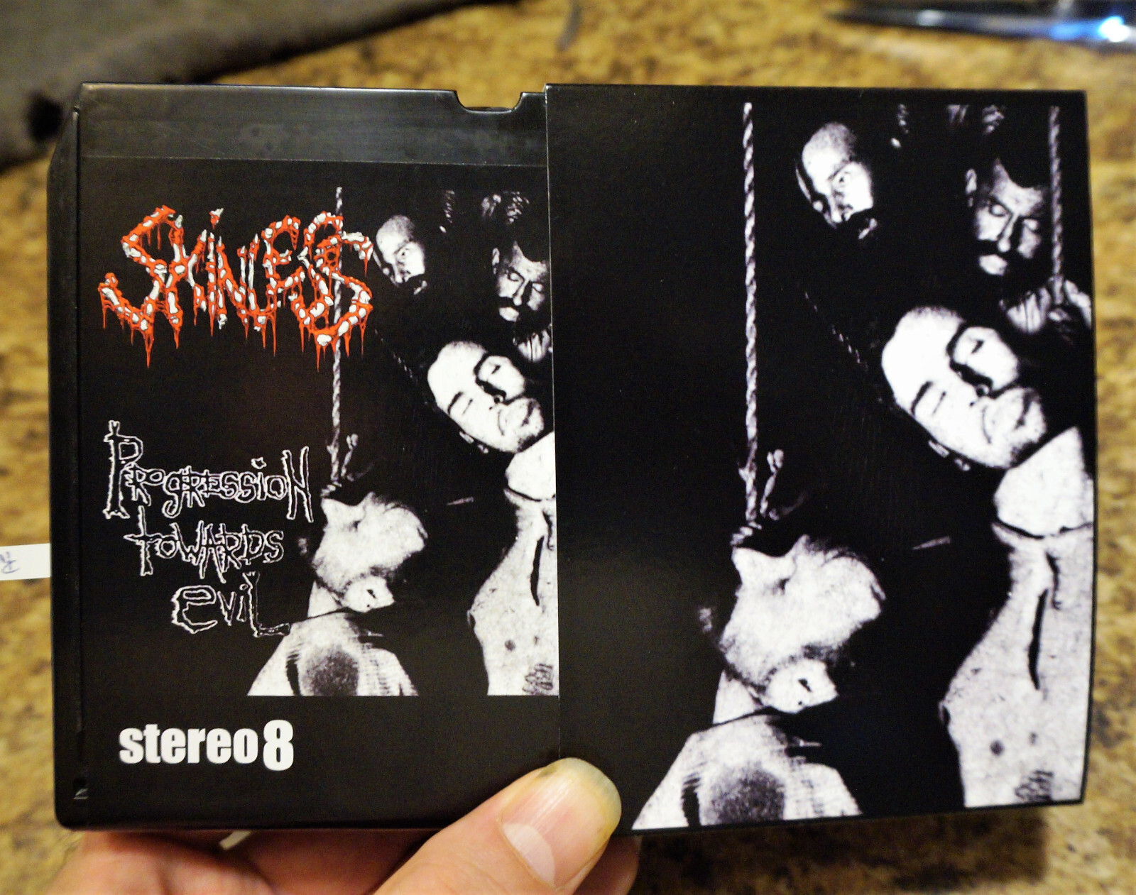 Skinless-Progr<wbr/>ession Towards Evil 8-Track LTD Black only 20 copies NYDM