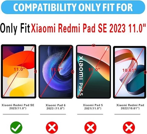 Pack de 2 protections d'écran en verre trempé pour Xiaomi Redmi Pad SE 11.0" (2023) - Photo 4/5