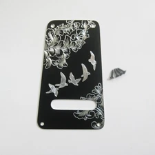 Handmade classical bird pattern aluminum spring plate fit PRS guitar spc-AB2