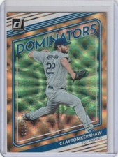 CLAYTON KERSHAW Dodgers 2022 Donruss Baseball #D-1 Dominators Insert Card /999