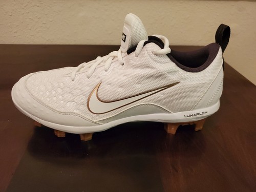 Nike Lunarlon hyperdiamond para mujer Talla 10 Softbol las calas de oro  blanco 856493-109 | eBay