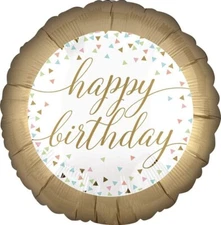 Anagram 37177 XL 17” Pastel Confetti Happy Birthday NEW! FREE SHIPPING!