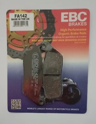 EBC Organique Avant Plaquettes Disque de Frein Pour Honda VT600 Shadow Custom ( - Photo 1/4