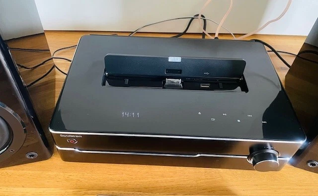 Traditional Micro Bluetooth Hi-Fi 2 Channel Stereo System iPod USB CD Radio - Image 3 of 4