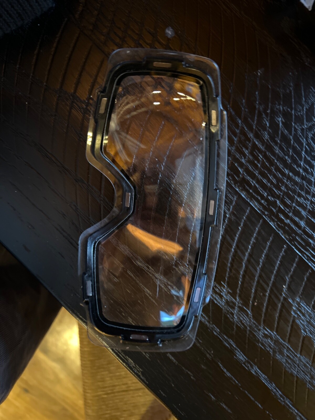 OutdoorMaster Goggles PRO -Frameless, Interchangeable clear lense, one scratch