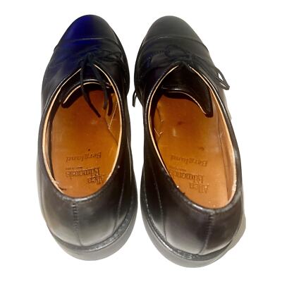 Allen Edmonds Bergland Cap Toe Oxfords Black Leather Dress  display picture 2