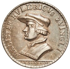 Silbermedaille Schweiz/Z&uuml;rich 1719, Auf die 2. S&auml;kularfeier der Reformation