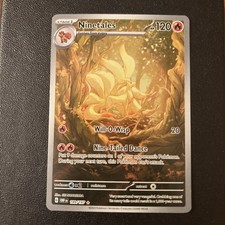Ninetales Sv03: Fiamme Ossidiana Holo Rara Carta Pokémon TCG 199/197