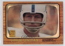 2000 Topps Chrome Johnny Unitas Refractor Reprints Johnny Unitas #R10 HOF 0t2