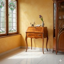 Ribalta Antica Stile Barocchetto Bois de Rose Italia XX Secolo Originale