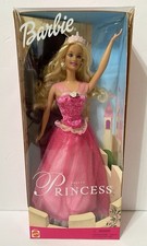 2001 PRETTY PRINCESS BARBIE Pink Dress Tiara Crown Easy to Dress Doll NEW IN BOX