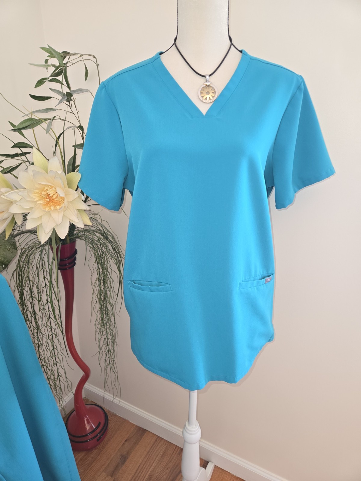 Figs Teal Izabel Pants Size XL and Casma Top Size XL Sold-out image 8
