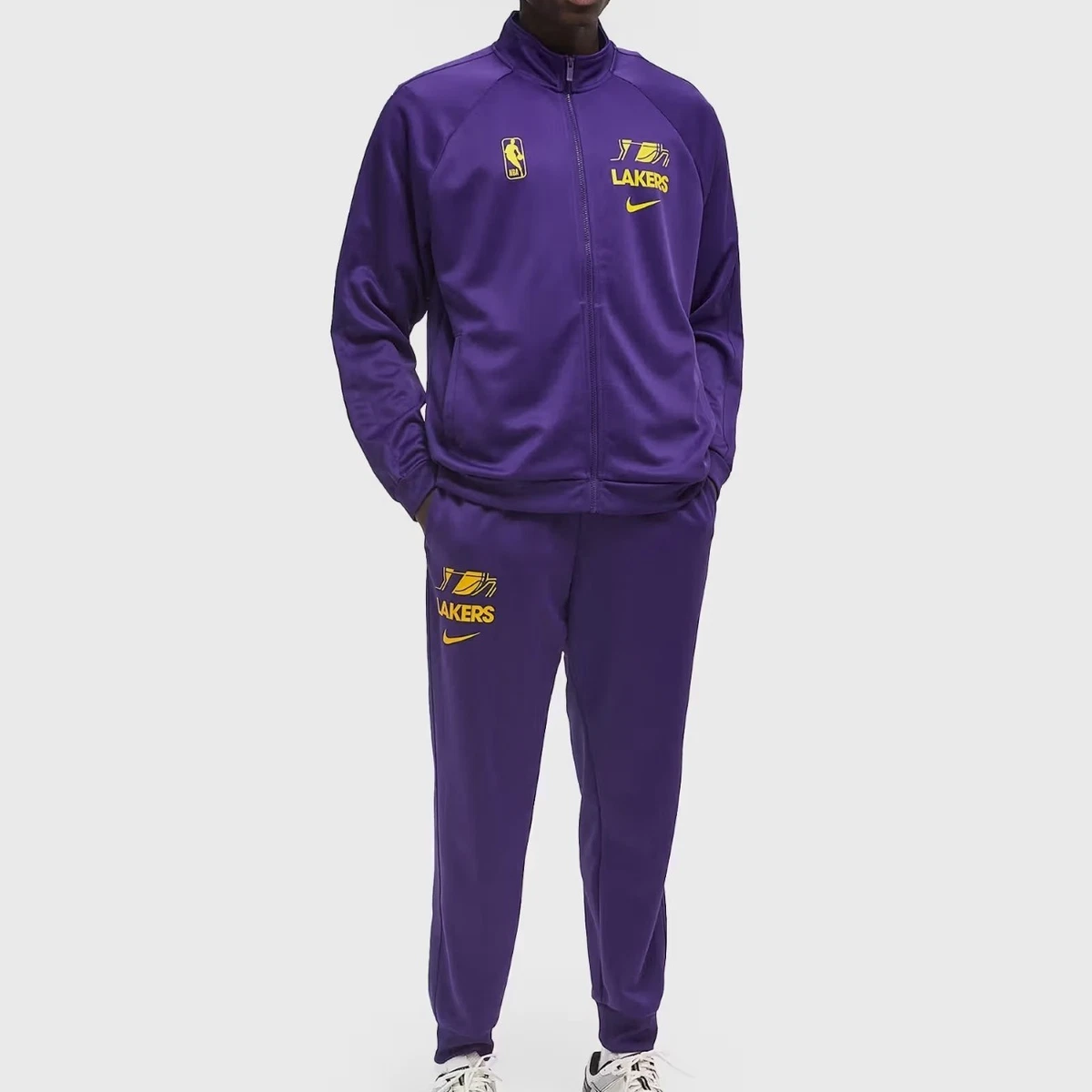 Nike LOS ANGELES LAKERS COURTSIDE TRAININGSANZUG Lila HERREN FZ7471-504