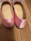 NWT 100% Authentic Mach & Mach 100% pink silk Crystal Bow flats Size 40/10 — photo 4
