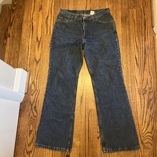Vintage Levi's 517 Slim Fit Boot Cut Jeans 11 Jr. S made in USA 90s Y2K