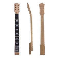Mahogany Electric Guitar Neck 22 Fret 24.75 Inch Neck Set in Heel Build Guitar