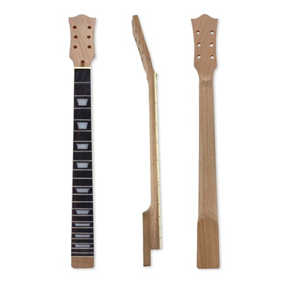 #ad #ad Mahogany Electric Guitar Neck 22 Fret 24.75 Inch Neck Set in Heel Build Guitar $39.90