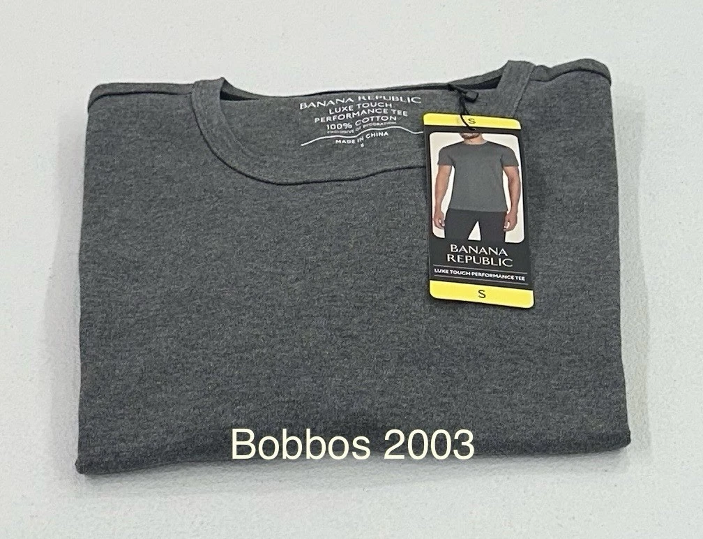 T-shirt Homme Banana Republic Luxe Touch Performance - Vert - Taille M - Neuf (sans étiquettes)