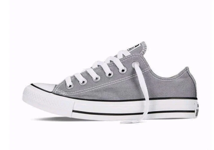 Converse Chuck Taylor All Star colore stagionale basse 'grigio bianco' 147137C