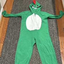 Jammies For Your Families Dinosaur Hooded Fleece One Piece Pajamas Kids 14/16