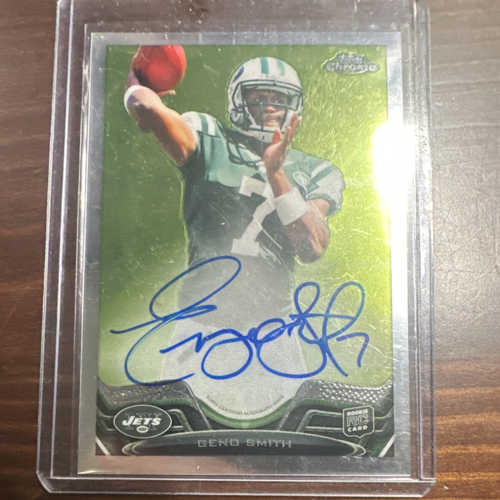 Geno Smith Topps Chrome 1965 Tall Boy #2 Autograph