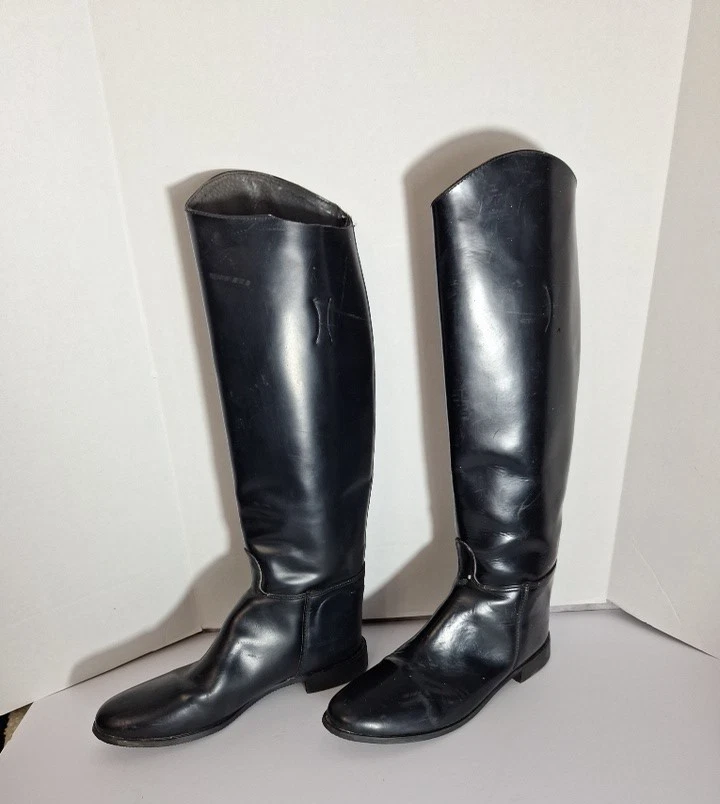Vtg English Made Regent Equestrian Riding Boots Women's Sz 10 Made In USA READ - Image 2 of 4