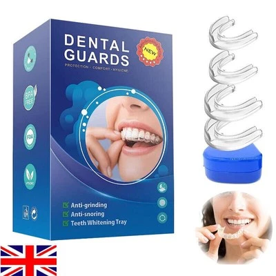 Mouth Guard for Teeth Grinding, 4 Pack Sleep Mouth Guard, Gum Shield, anti Grin