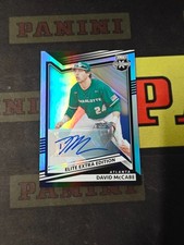 2022 Panini Elite Extra Edition Autograph David McCabe