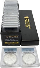 Set of 20 Silver Eagles 2006–2024 (Modern Years) PCGS MS70 Classic Blue Labels