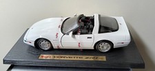 Maisto 1:18 Chevrolet Corvette ZR-1 1992 Diecast Model Car White 17 Years  Up