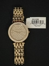 Michael Kors Darci MK3398 Gold Tone Women Wrist Watch 5 ATM 111504