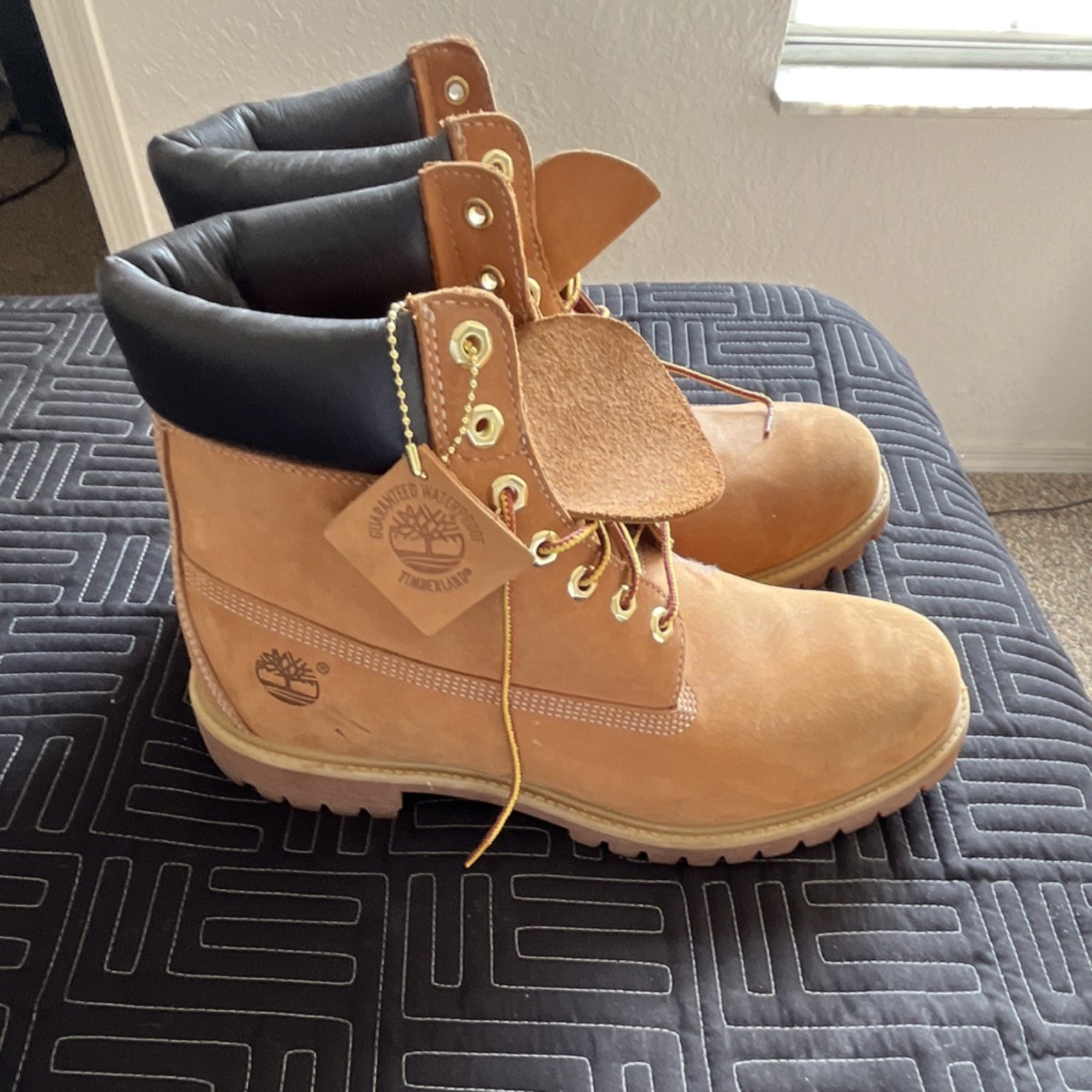 New Timberland Men\'s Lace-up Boots, Dark Brown Nubuck, Waterproof Size 12 Timberland #27097 W Lace-up boots in dark brown buy online main image 4