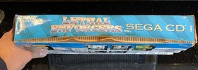 Lethal Enforcers Sega CD Gun Bundle CIB BRAND NEW Open Box Due To Box Water Dmg