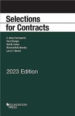 Selections for Contracts, - Paperback, by Farnsworth E.; Sanger - Acceptable