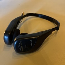 Sony SRF-HM22 FM/AM Walkman PLL Synthesized Radio Headset Tested, Works.