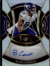 2025 Panini Select Blake Cashman Auto Sliver 