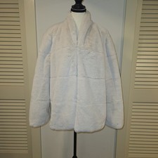 Simply Vera Wang White Faux Fur Ladies XL Jacket