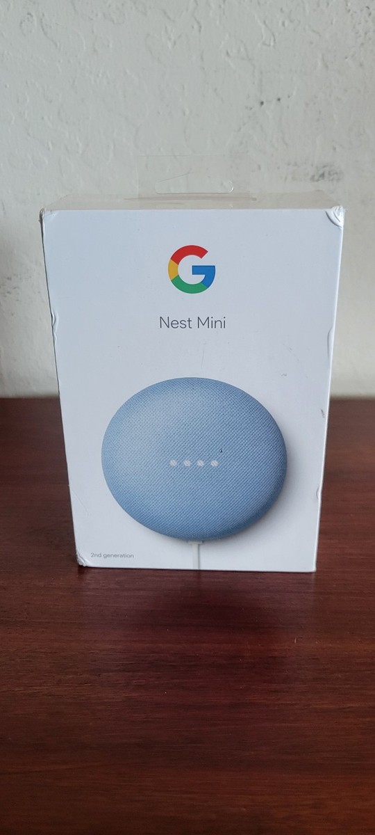 Google Nest Mini (2nd Generation) Smart Speaker - Sky for sale