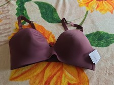 Auden The Bliss Womens Bra Smooth Lightly Lined Wirefree Green 36dd