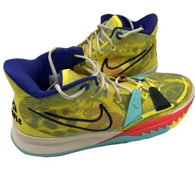 Nike Kyrie 7 ''1 World 1 People'' Men's Yellow Strike Size 14 (CQ9326-700)