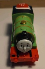 Thomas Trackmaster MOTORIZED Percy TALKING and Lights Up Tested and works