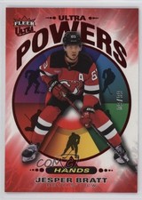 2025-26 Upper Deck Fleer Ultra Ultra Power Red 9/99 Jesper Bratt #UP3of25 p9m