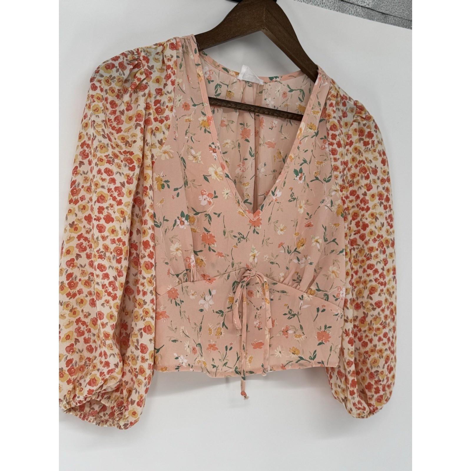 Sienna Sky Patchwork Mixed Media Boho Floral Baby… - image 3