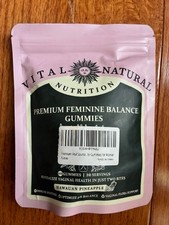 Vital Natural Nutrition Feminine Balance Gummies - Hawaiian Pineapple 60ct