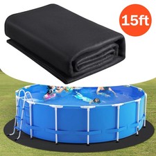 15Ft Foot Pool Liner Pad For Above Ground Pools, Round Under Pool Mat UK